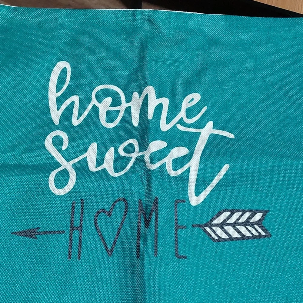 Home Sweet Home Arrow Pillow Shams - Set of 4 - NEW